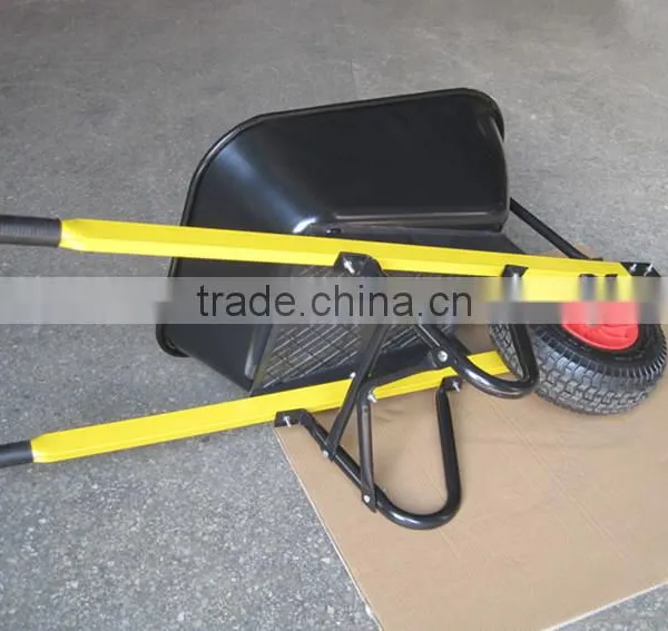 WB8603, 200kg, 100L Load Capacity,heavy Duty Steel Wheelbarrow for Stone, Concrete for Sale photo-2