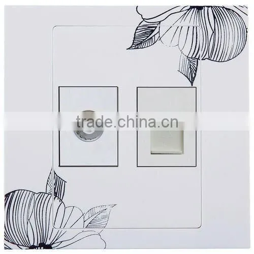 Wall TV Phone Socket TV+TEL