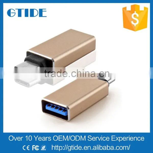 USB 3.1 Type C Male to USB 2.0 Type A Female Type-c Converter Adapter OTG Function for Macbook/Google Chromebook