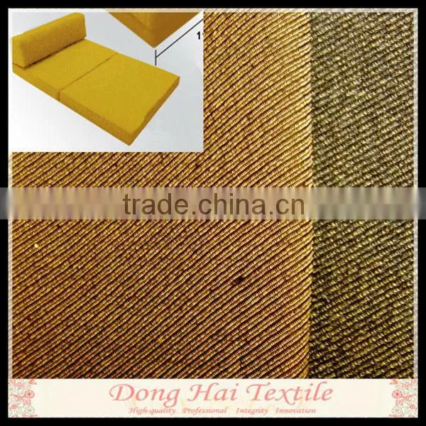 Dark Yellow Twill Cotton Fabric Material for Sofa Set
