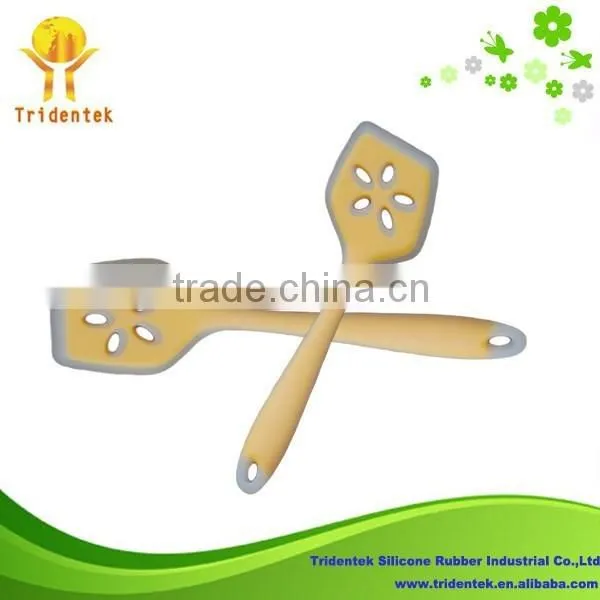 Eco-friendly Food Grade 3 Piece Silicon Spatula Set photo-4