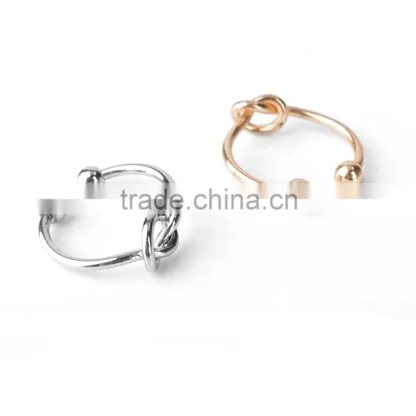 Latest Simple Design Open Hollow Finger Ring for Girls photo-2