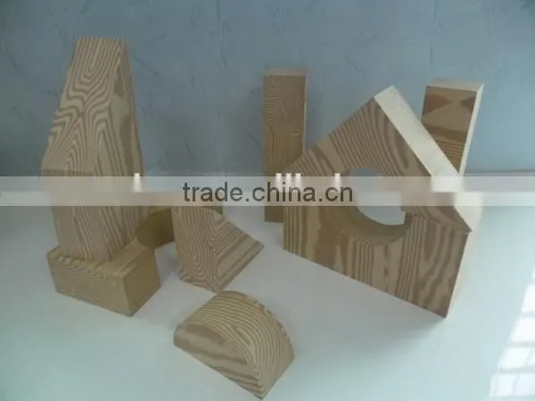 Safety Plastic EVA Foam Custom Building Blocks Toys Wooden Like Grain DIY Kids Games Block photo-5