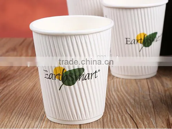Disposable Corrugated Ripple Wall Paper Cup photo-4