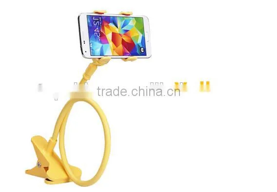 Premium Gooseneck Lazy Mount Cellphone Mount, 360 Degree Rotating Stand Holder With Bracket for IPhone 6