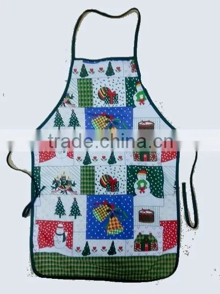 Christmas Print Kitchen Apron Set With Towel China Suppliers photo-3