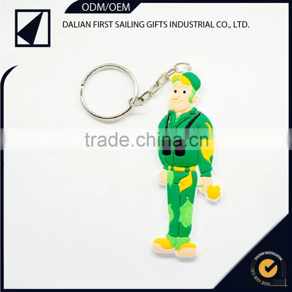 Popular Hot Sell Rubber Key Ring Silicon Key Chain