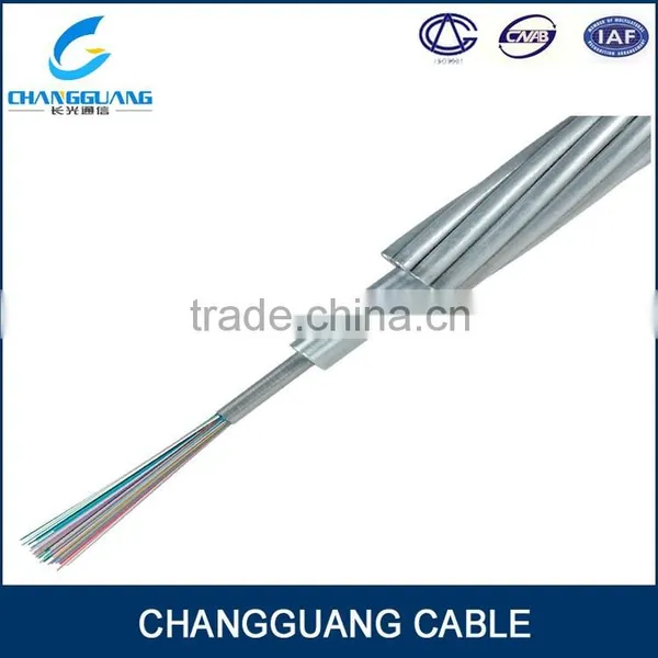 Long Span Stranded Stainless Steel Tube Aerial Power Fiber Optic Cable Price Opgw Cable photo-4