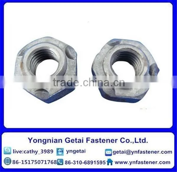 Hot Dip Galvanizing Hexagon Weld Nuts photo-3
