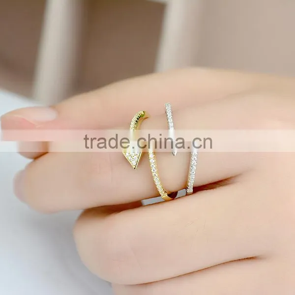 Unisex Lovers Rings, Gothic Wedding Rings, Silver and Gold Ring photo-4