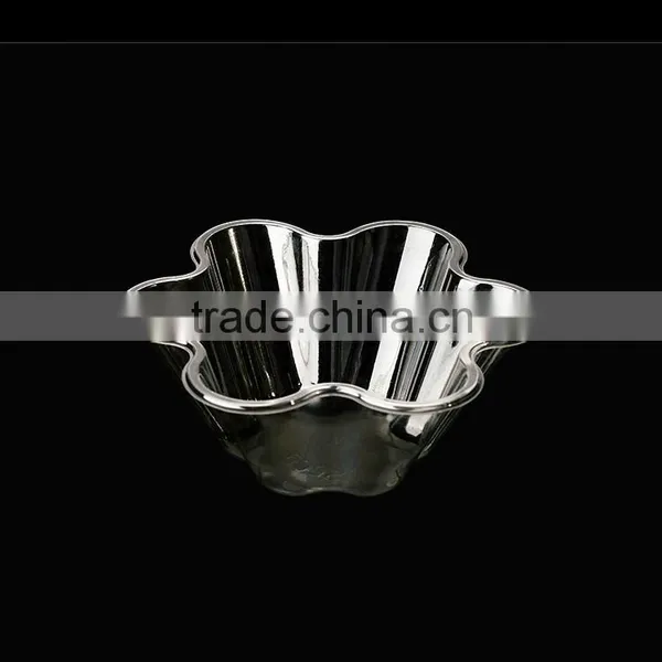 Plastic PET Clear Snow Cone Shave Ice Flower Cup photo-3