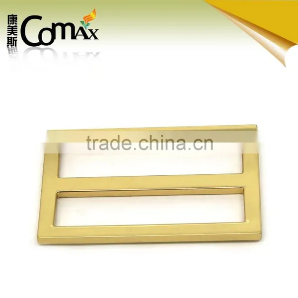 Square Gold Metal Tri-glide Buckle for Bag photo-2
