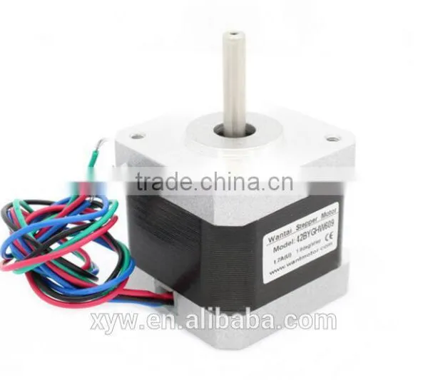 4-lead Nema 17 Stepper Motor 42BYGHW609 56oz-in 40mm 1.7A CE ROSH ISO CNC Laser Grind Foam Plasma Cut Robot 3D Printer