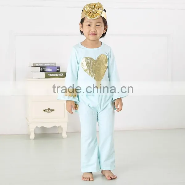 2016 Factory Directly Product New Wholesale Long Sleeve Outfits,Fall Boutique Girl Clothing,Autumn Clothing Sets For Children photo-5