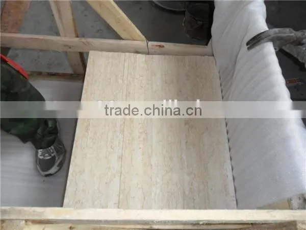 Natural Beige Stone Marble Slab Crema Marfil Marble photo-4