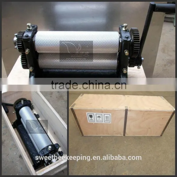 Beeswax Machine Beeswax Embossing Machine,Beeswax Foundation Sheet Roller Machine photo-6