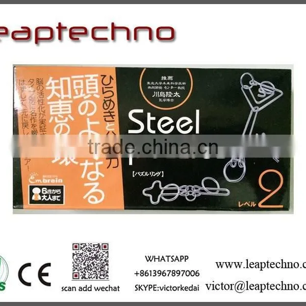 3d Brain Teaser Metal, Funny Game Metal, Metal Wire Different Shape Heart Puzzle photo-5