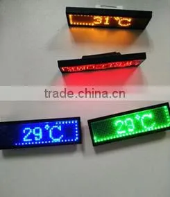Digital Led Small Screen Chest Card Badge /p2 Electronic Mini Name Tag Led Display /single Color Display Mini Small Name Badge photo-3