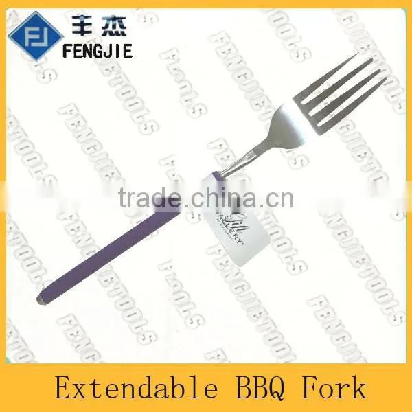 Fengjie High Quality Retractable Stainless Steel BBQ Metal Skewers photo-6