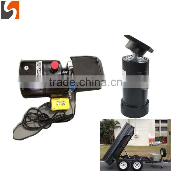 Telescopic Hydraulic Cylinder and Hydraulic Power Unit for Tipper Trailer photo-6