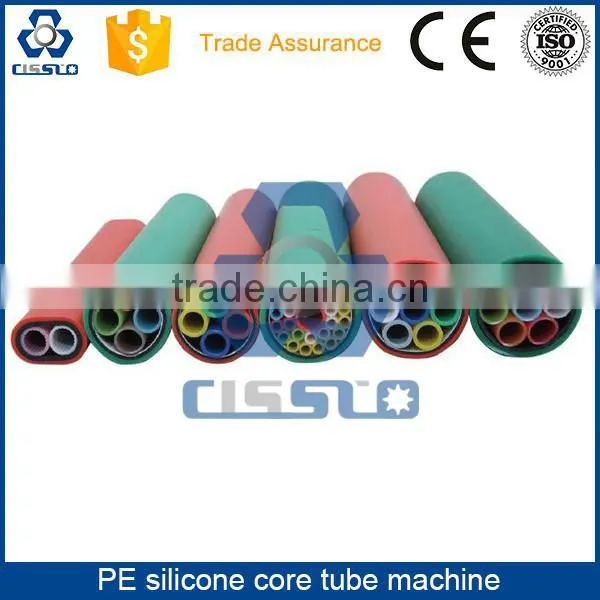 Most Popular HDPE Silicone Core Optical Fiber Cladding Duct Extruder photo-2