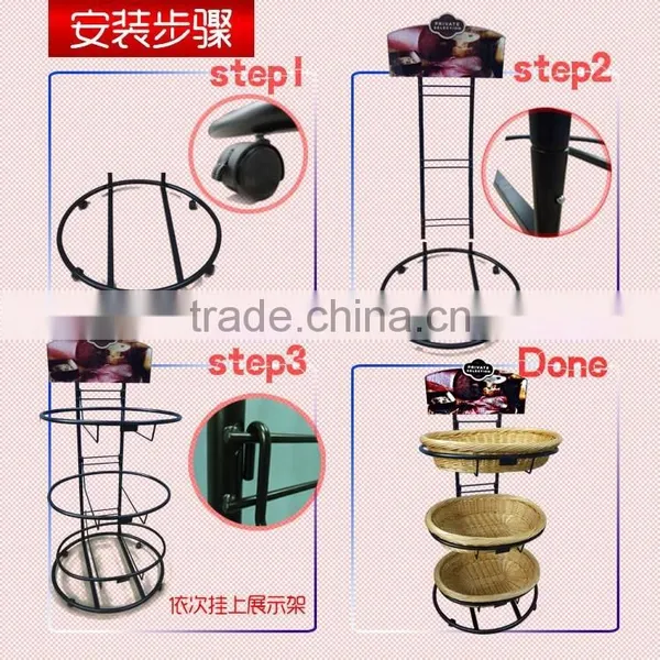 Store Metal Bread Display Rack photo-3