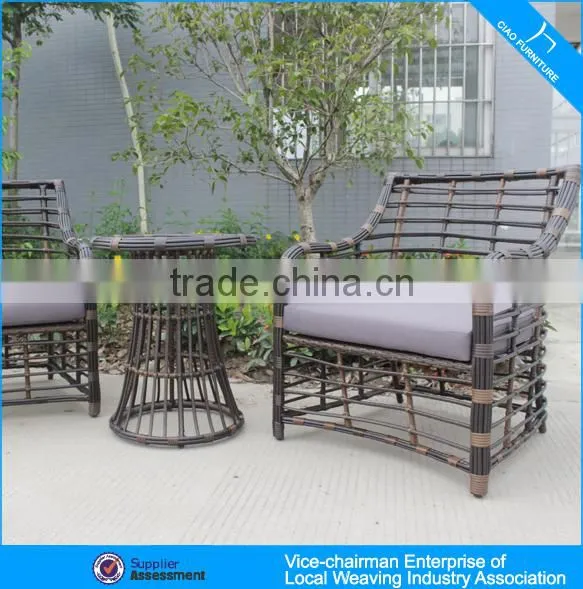 Modern Coffee Tables and Chairs Rattan Coffee Table Set CF1447 photo-3