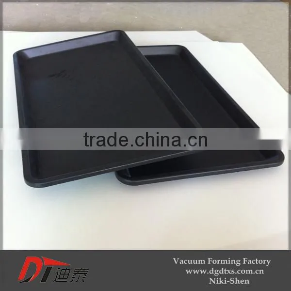 ABS Rectangle Plastic Food Compartment Tray by Vacuum Forming