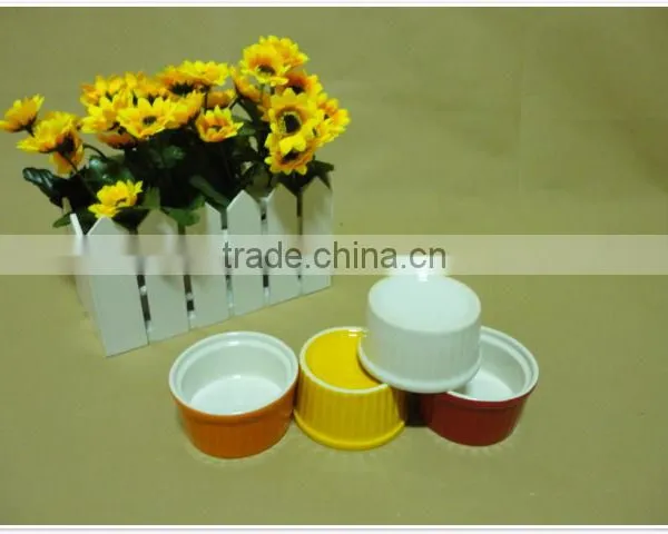 Daily Use Round Porcelain Ceramic Bakeware Bowl photo-3