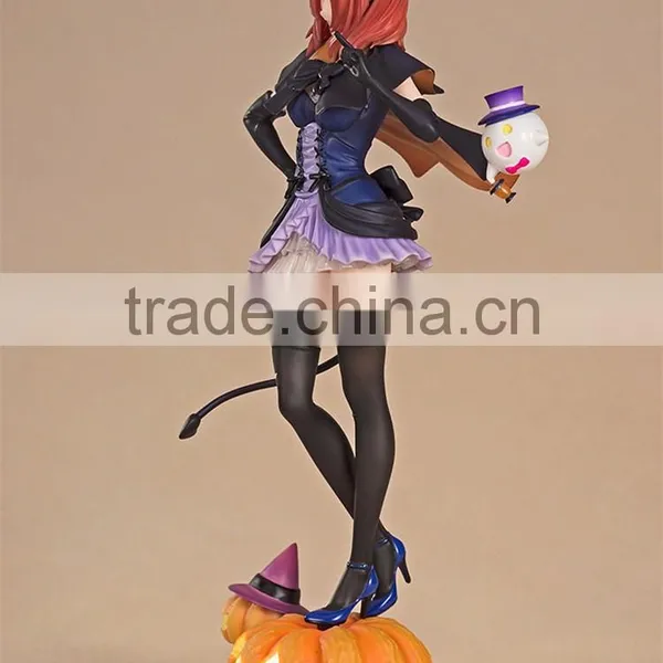 Halloween Theme Pumpkin Love Live Sexy Girl Pile Statue photo-5