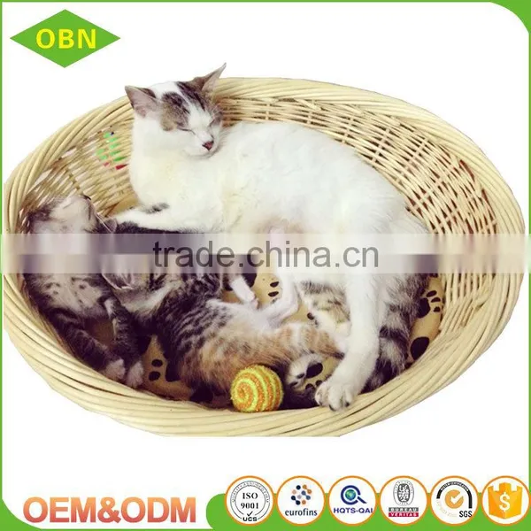 Wholesale Custom Eco-friendly New Style Comfortable Decoration Cheap Willow Wicker Basket for Pet photo-6