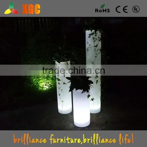 Led Light Pots/Led Illuminate Flower Pot/Outdoor Solar Led Plant Pot Light photo-3