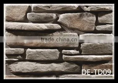 Durable 3D Handmade Stone Veneer, 3D Stone Wall Tiles, 3D Artificial Stone Veneer Tiles photo-4