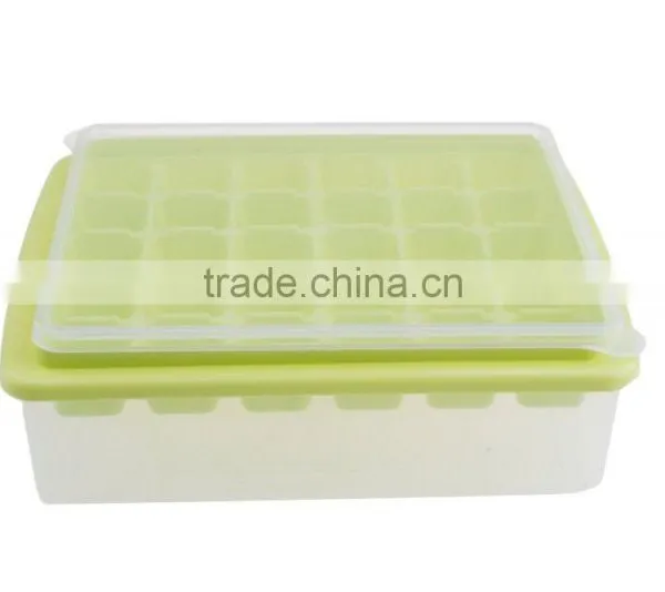 2016 New Design Good Quality Plastic Ice Cube Tray With Lid photo-2