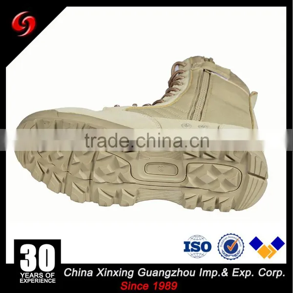Factory Cheap Leather Tactical Desert Boots With Zipper/lightweight Army Boots photo-5