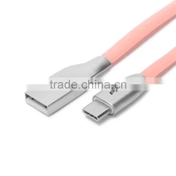 Pisen 1m 3.28ft High Quality Durable Multicolor Double Sides Workable Fast Zinc Alloy Type-C Cable photo-5