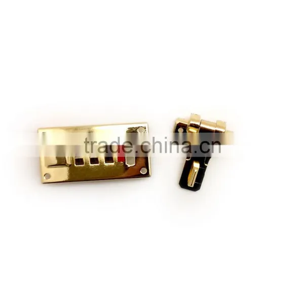 Security Combination Number Lock With Hasp for Pilot Case, Combination Lock With Push Buttom for Suitcase, Righjt Hand photo-3