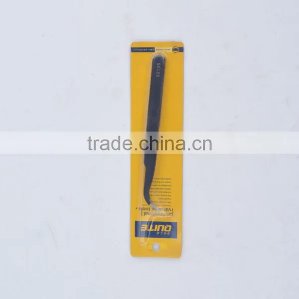 Black Tweezers Anti-static Tweezers for Bent Head photo-2