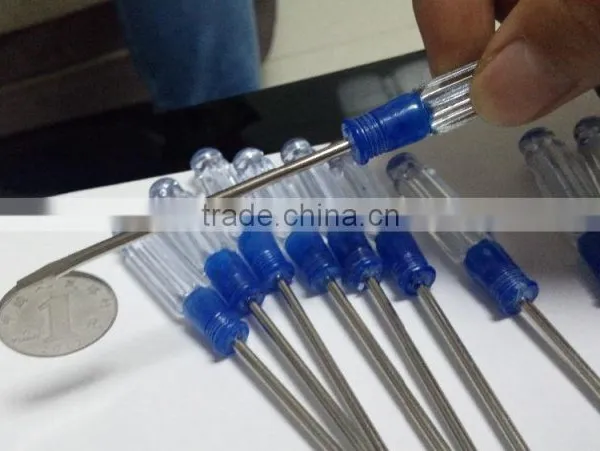 Small Plastic Handle With Magnetic Phillips, Flathead Screwdriver,transparent Handle photo-5