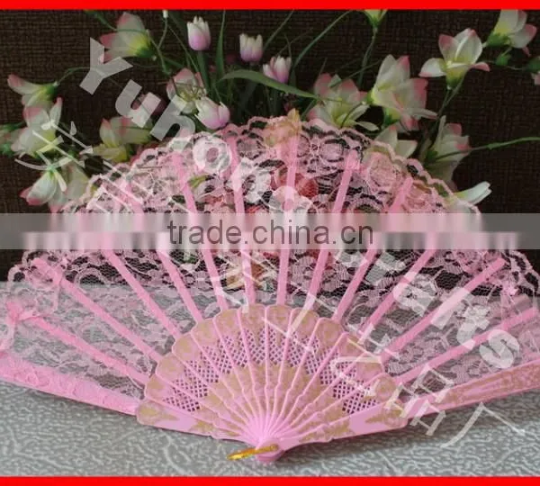 Handmade Plastic Wedding Hand Fan photo-5