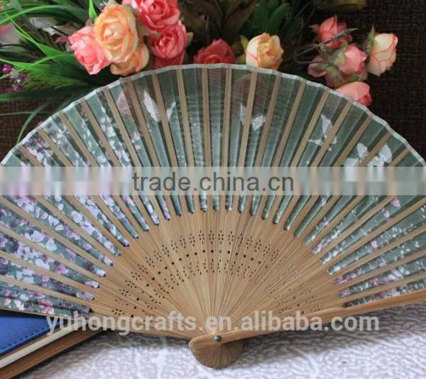 Japanese Bamboo Silk Fan Wholesale photo-5