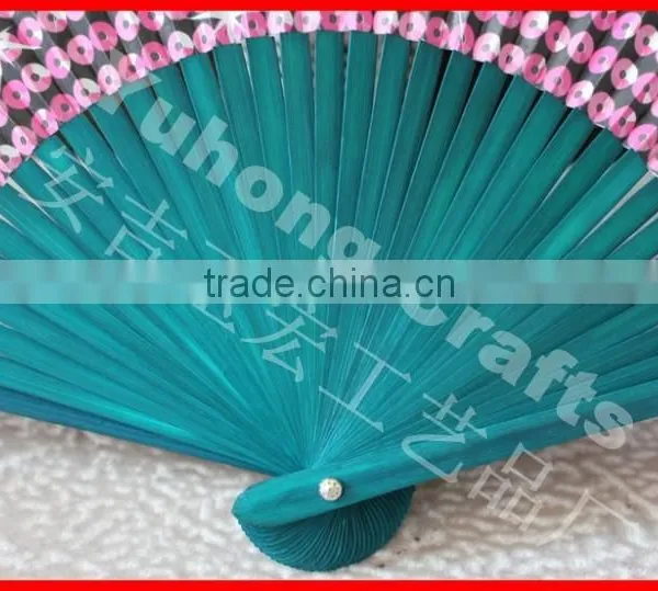 2015 New and Cute Bamboo Paper Hand Fan for Advertising photo-2