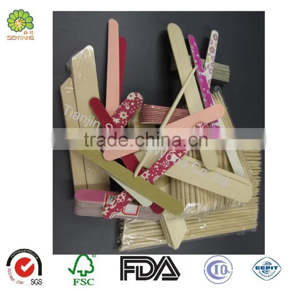 Disposable Beauty Wooden Manicure Nail Care Tools and Equipment