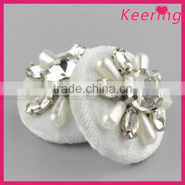 Wholesale Decorative Rhinestone Buttons Accessory Button for Clothing WBKA-296 photo-3