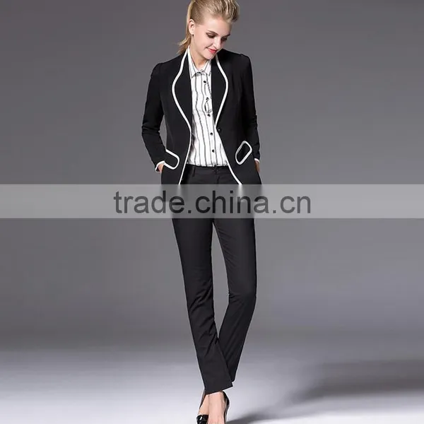 2016 New Arrival Office Uniform Woman Suit Girls Formal Suit photo-2
