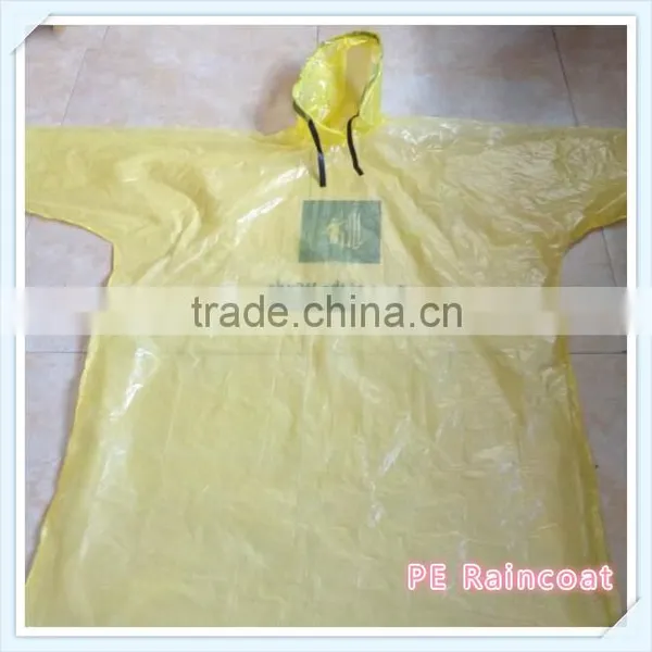 Beautiful Light Practical PE Raincoat Printing Logo photo-2
