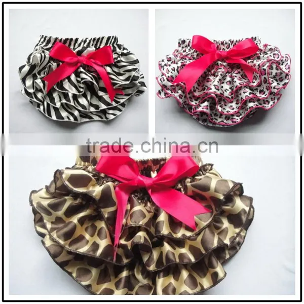 Polk Dots Baby Underwear Wholesale Knit Ruffle Diaper Cover Infant Bloomers photo-6
