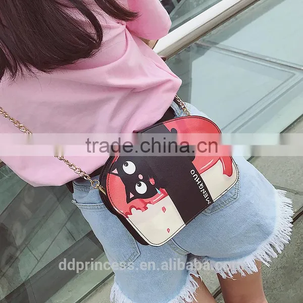 2017 Girls Handbag Single Shoulderbag Summer Long Chain Cosmetic Bag photo-5