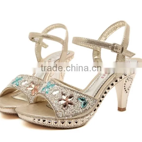 Zm50084b 2017 Summer New Style Chunky Heels Ladies Sandals Europe Sexy Women Shoes photo-3