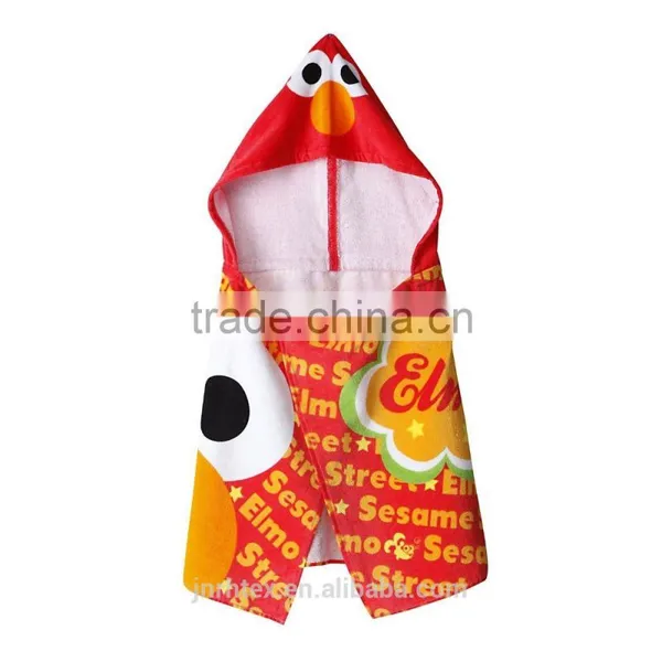 Lovely Design Microfiber Hooded Poncho Towel for Kids photo-2